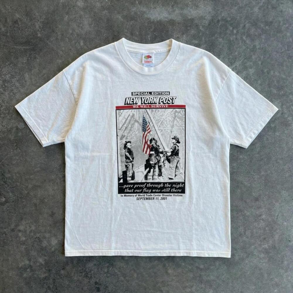 Vintage early 2000s memorial tee.